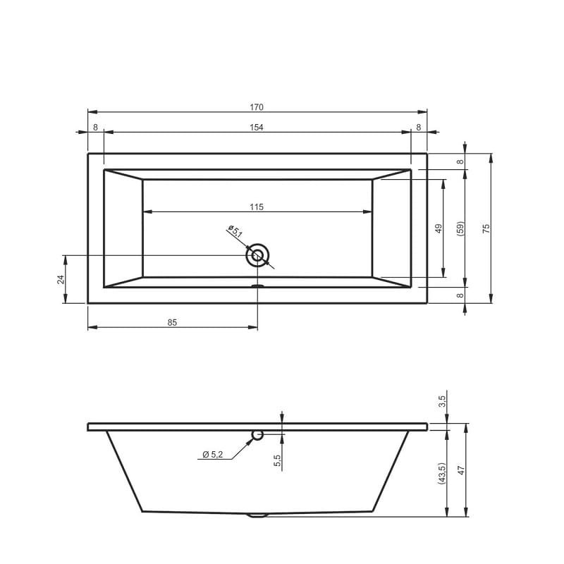 lusso-riho-wanna-prostokątna-akrylowa-170x75-ba18-technczny
