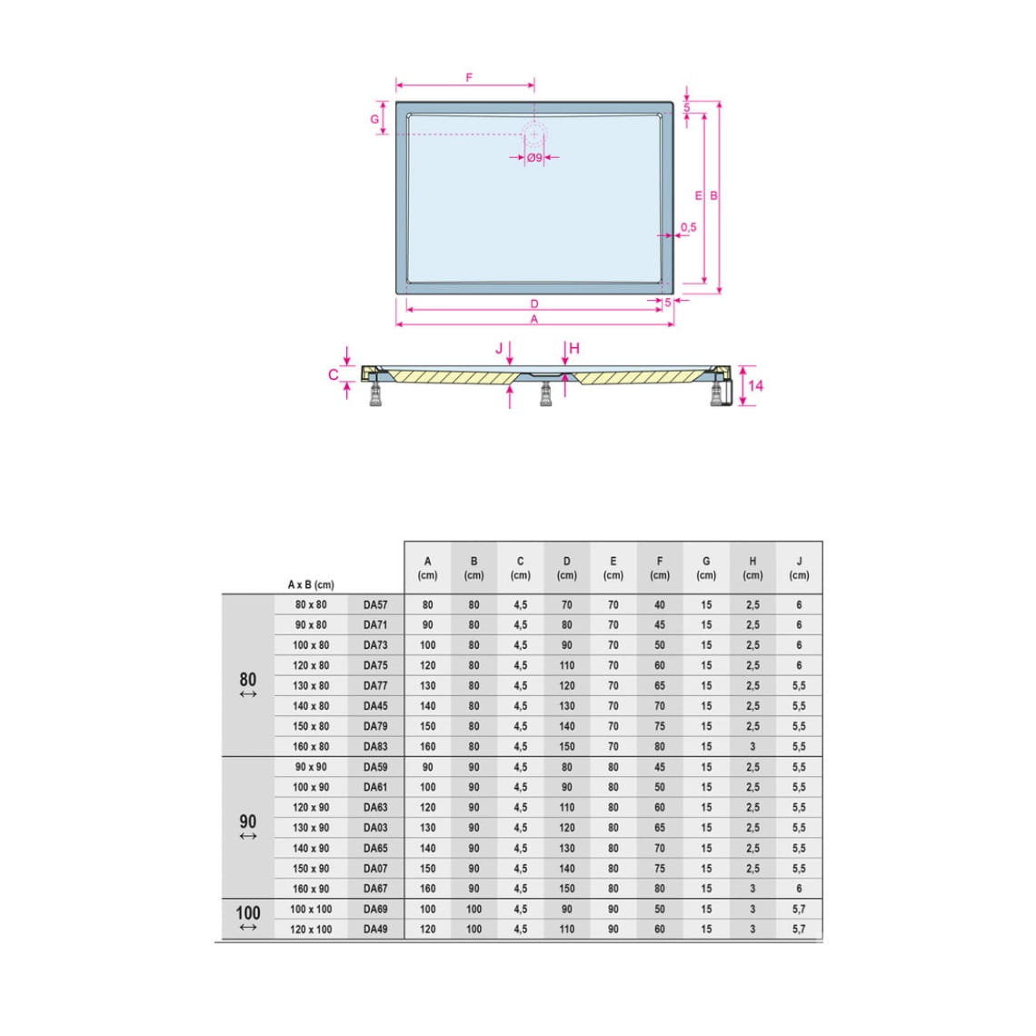 davos-riho-brodzik-90x90x45-bialy-z-panelem-d002006005