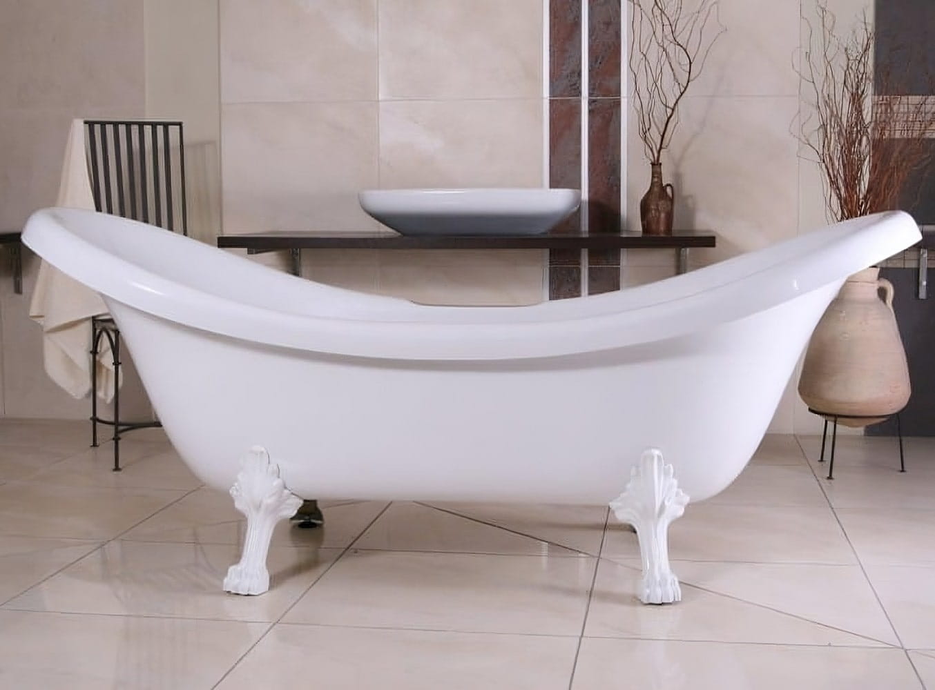 Wenecja wanna retro wolnostojąca 202cm na łapach