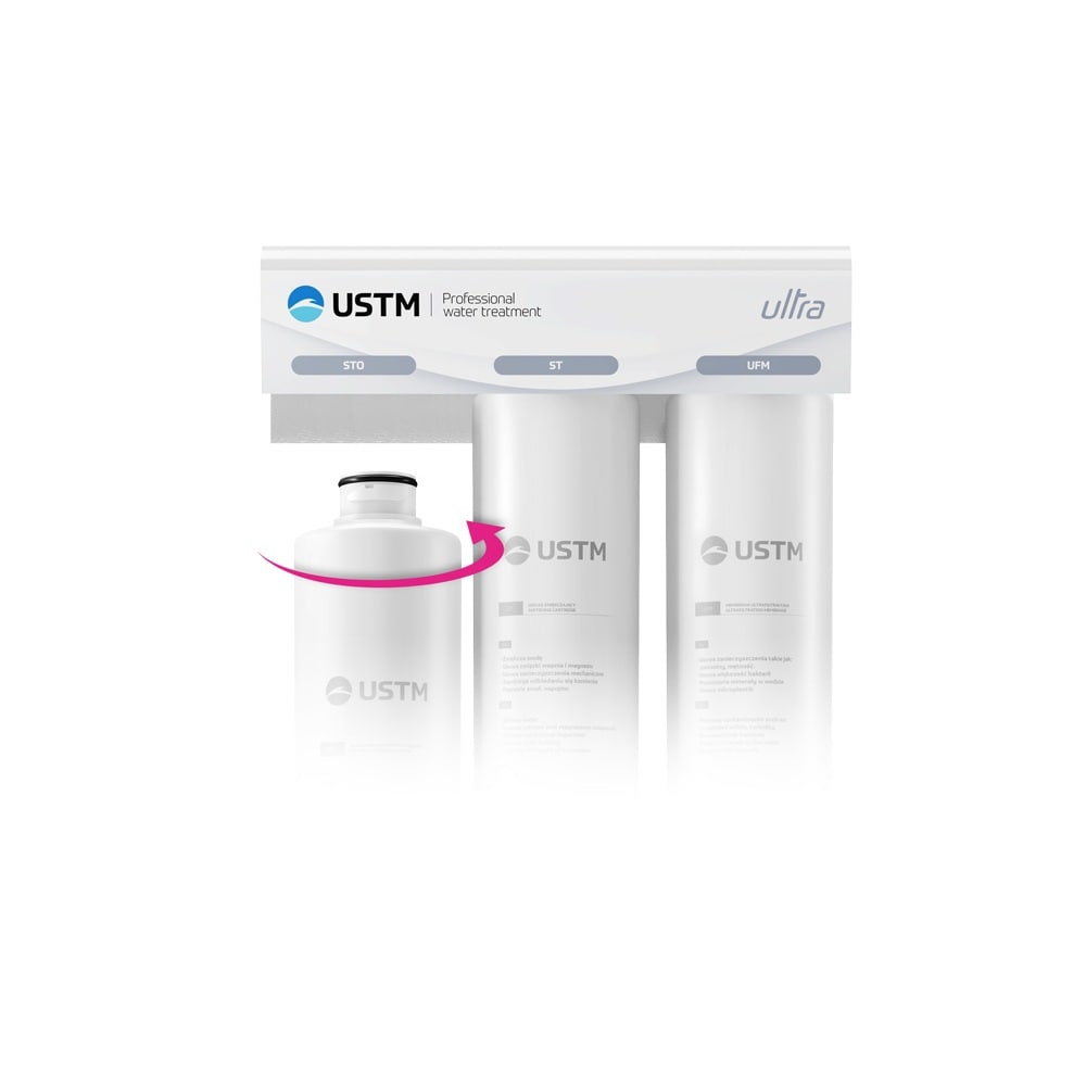 Filtr Ultra New Style podzlewozmywakowy 3 stopniowy USTM chrom - FSUltra