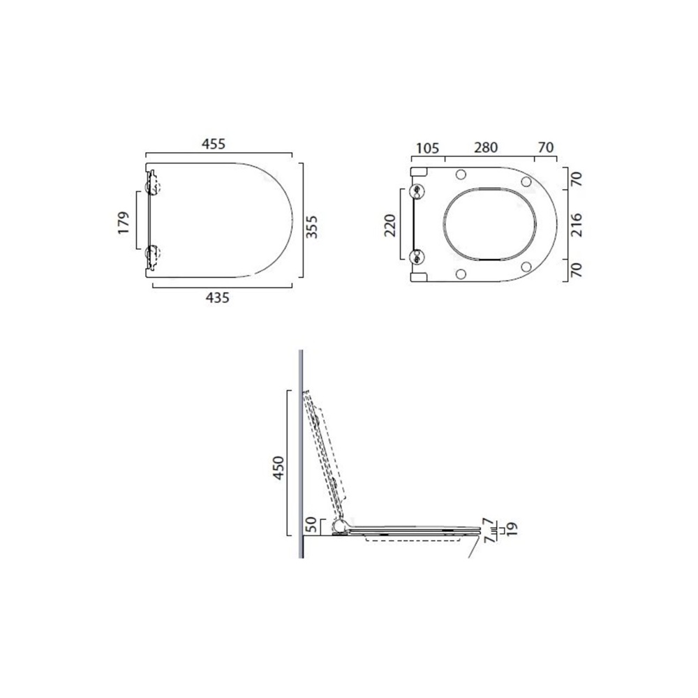 Zero Catalano deska sedesowa wolnoopadająca biała - 0551200001