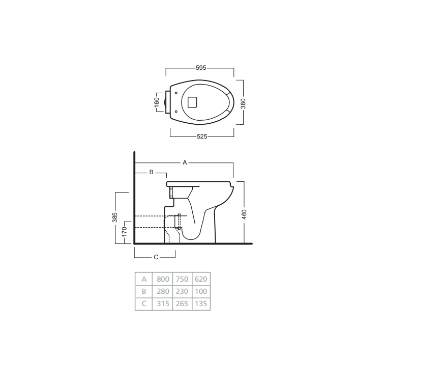 Autonomy Hatria miska WC 380x595 dla niepełnosprawnych - Y0CA