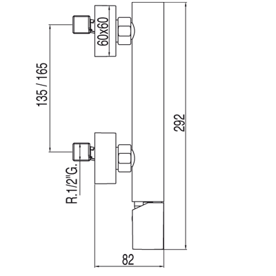 Loft-Tres bateria natryskowa stal – 200.167.01