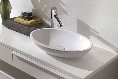 Loop&Friends V&B umywalka ceramiczna z przelewem 630x430 white alpin ceramicplus - 5151 10 R1