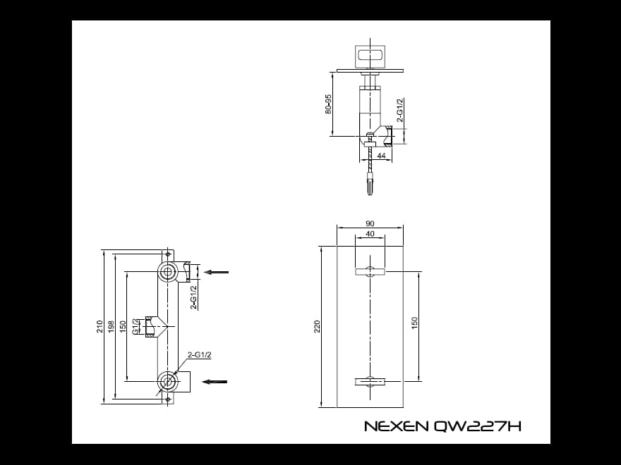 Nexen Kohlman bateria prysznicowa chrom – QW227U