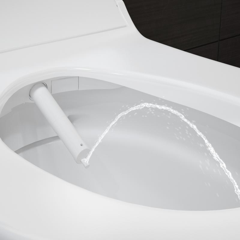 AquaClean Tuma Comfort Geberit urządzenie WC z funkcją higieny intymnej Szkło/Biały - 146.292.SI.1