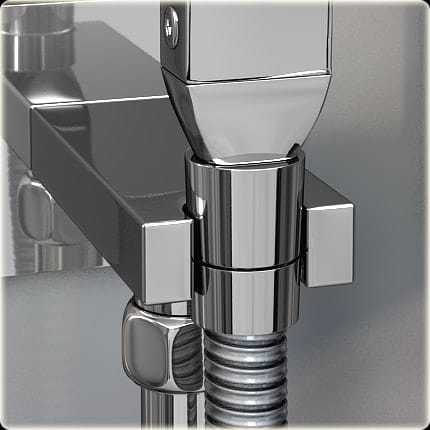 Excelent Kohlman bateria bidetowa ścienna chrom - QW135H