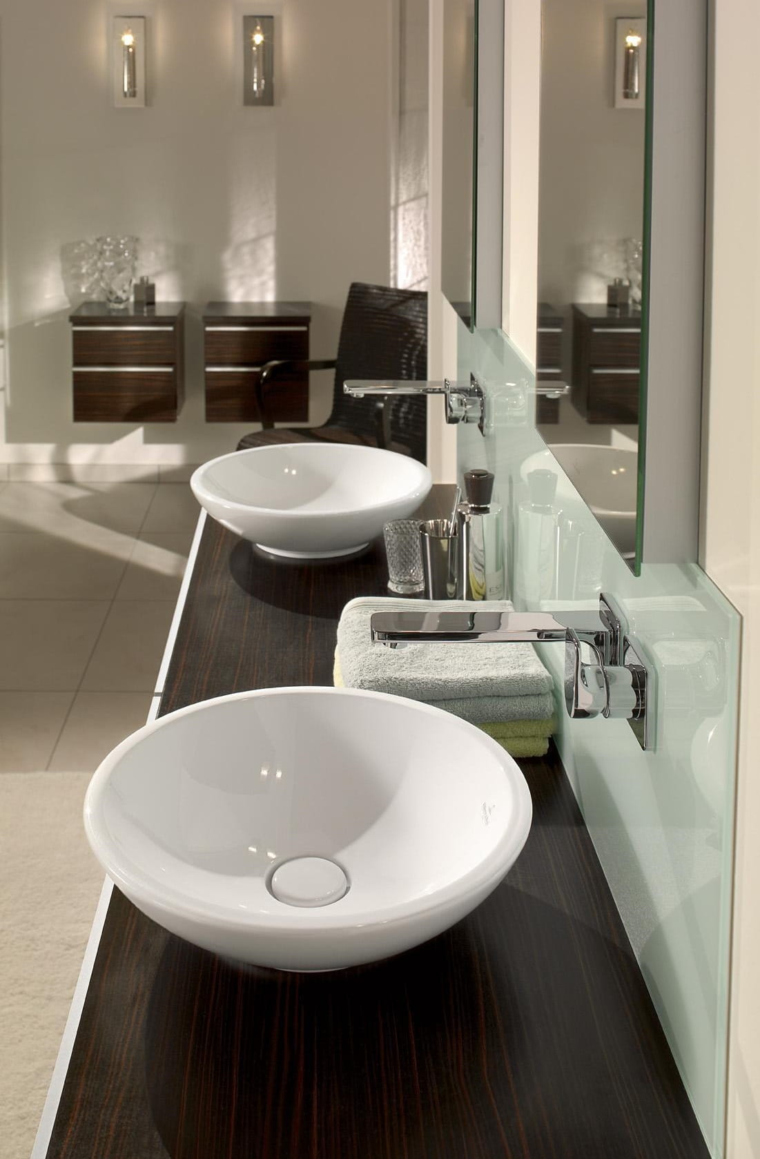 Loop&Friends V&B umywalka ceramiczna fi 430 mm white alpin ceramicplus - 5144 00 R1