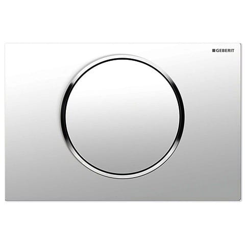 Sigma10 Geberit przycisk uruchamiający przedni do spłuczek podtynkowych UP320 - chrom błyszczący / matowy / błyszczący - 115758KH5