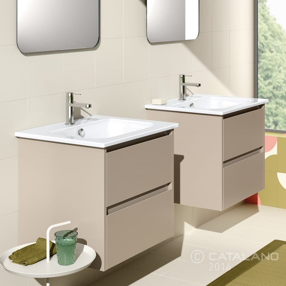 Sfera Catalano umywalka nablatowa 60x50 cm biała - 160SFN00