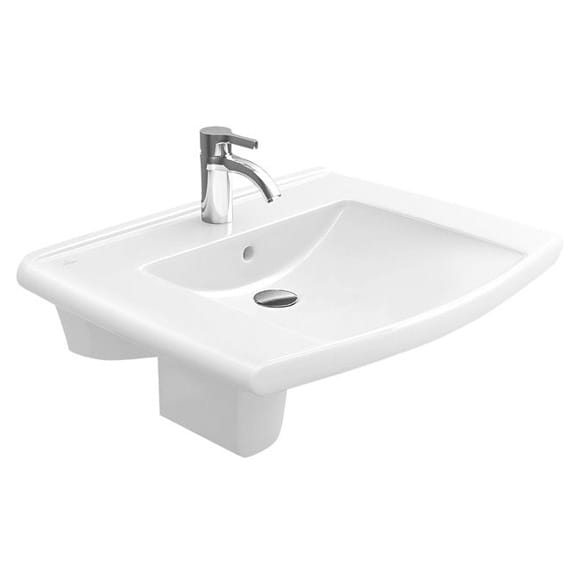 Lifetime V&B umywalka podwieszana 700x535 z otworem white alpin - 5174 70 01