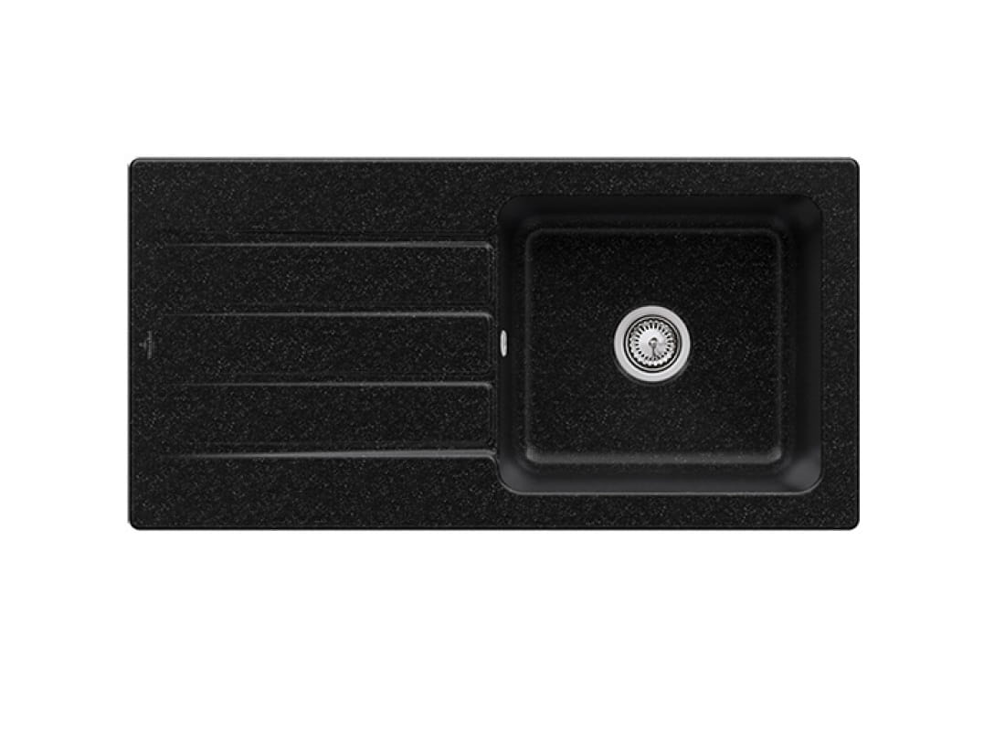 Architectura 60 Premiumline V&B  zlewozmywak ceramiczny 51x100 chromit (połysk) 336001J0