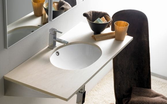 Modena Bathco umywalka ceramiczna podblatowa 465x385x190 - 0054