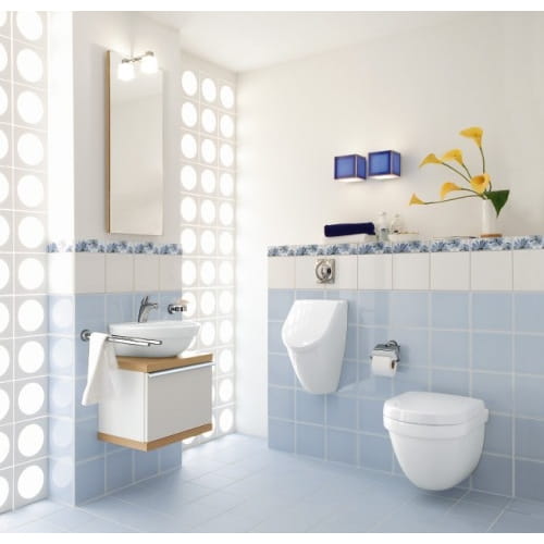 Subway Villeroy&Boch pisuar 285x535x315 z otworami na pokrywę white alpin - 75130101