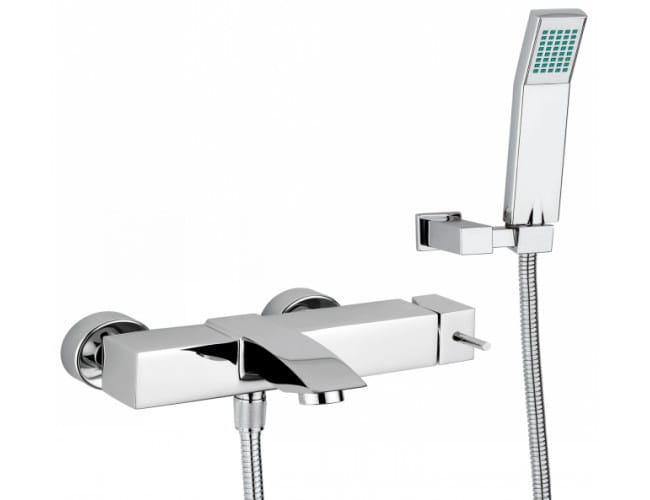 Level Cubo Paffoni bateria wannowo-prysznicowa chrom - LEC023CR